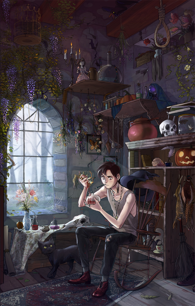 Illustration for article titled Concept Art Writing Prompt: The Witch's Son